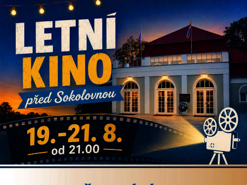 Plakát události Letní kino před Sokolovnou