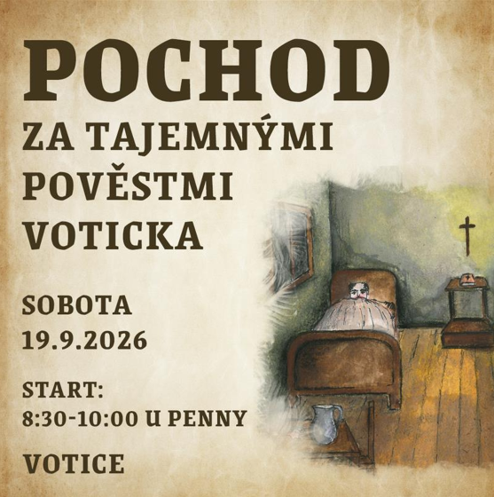 Plakát události Pochod za tajemnými pověstmi Voticka