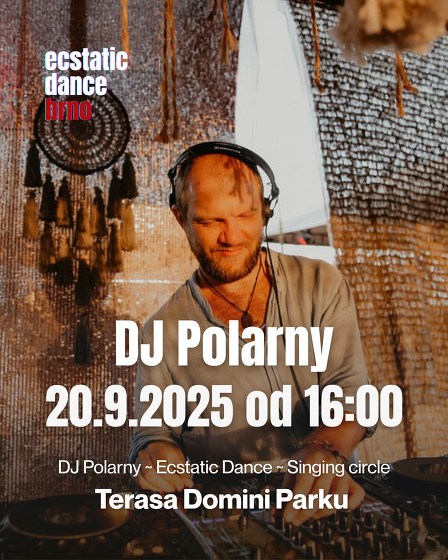 Plakát události Ecstatic Dance Brno - DJ Polarny