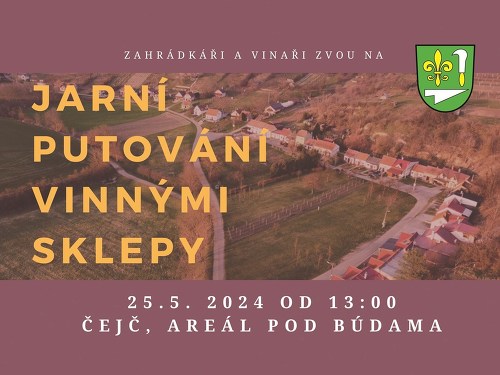 Plakát události Jarní putování vinnými sklepy Čejč 2024