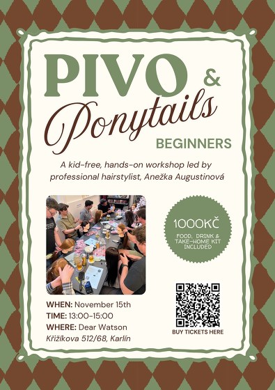 Plakát události Pivo & Ponytails: BEGINNERS
