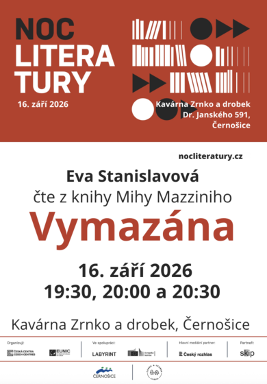 Plakát události Noc literatury