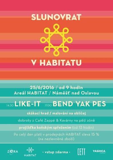 Plakát události Slunovrat v Habitatu 