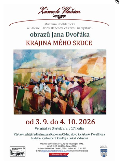 Plakát události Obrazy Jana Dvořáka - Krajina mého srdce