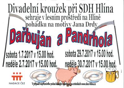 Plakát události Dařbuján a Pandrhola