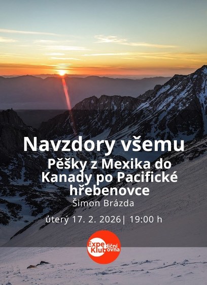Plakát události Navzdory všemu – Pěšky z Mexika do Kanady