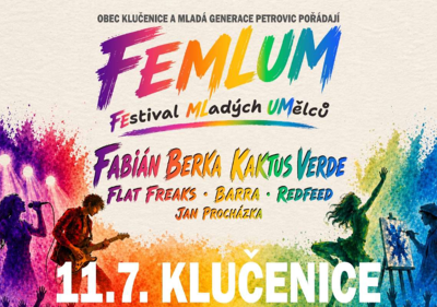 Plakát události Femlum Klučenice