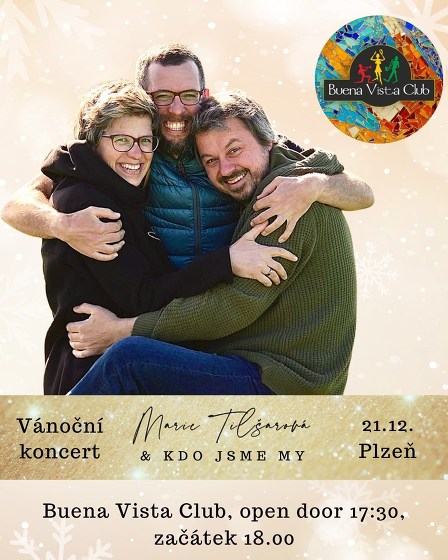 Plakát události Marie Tilšarová & Kdo Jsme My - Vánoční koncert Plzeň
