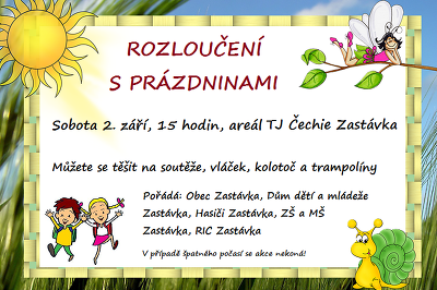 Plakát události Rozloučení s prázdninami