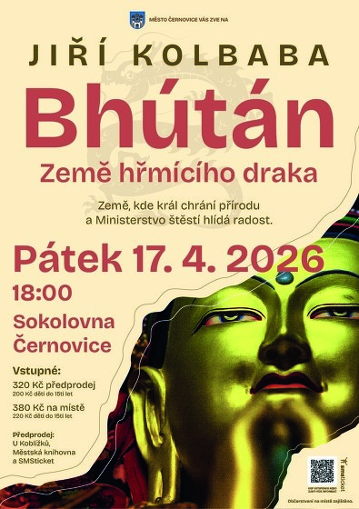 Plakát události Jiří Kolbaba: Bhútán - Země hřmícího draka