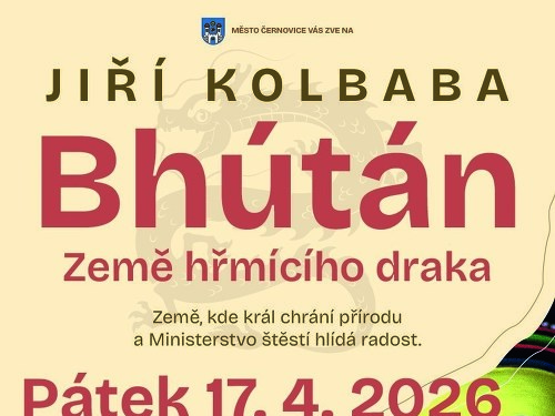 Plakát události Jiří Kolbaba: Bhútán - Země hřmícího draka