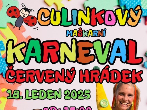 Plakát události Culinka Karneval 2025 I Červený Hrádek