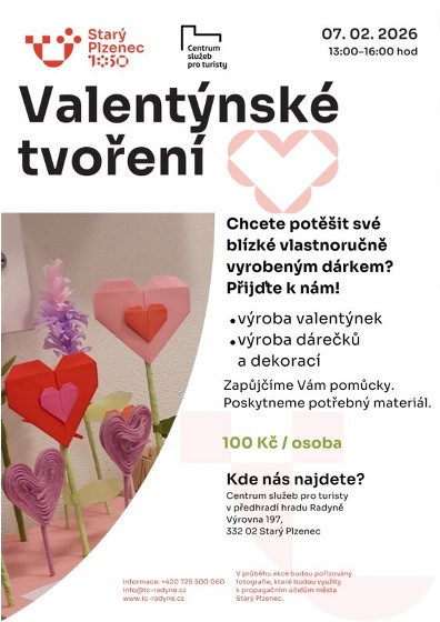 Plakát události Valentýnské tvoření