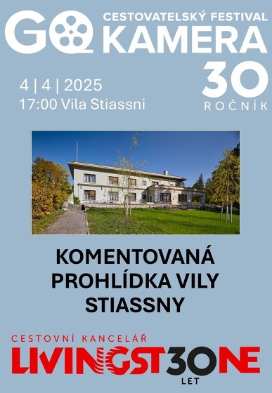 Plakát události GO KAMERA 2025 | Komentovaná prohlídka Vily Stiassni