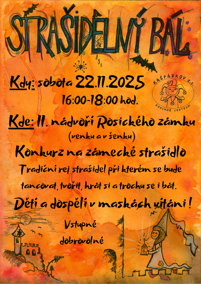 Plakát události Strašidelný bál