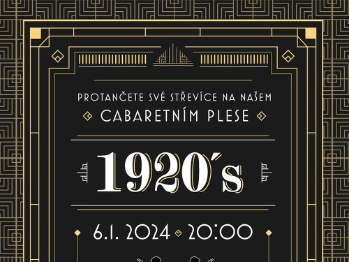 Plakát události Cabaretní ples