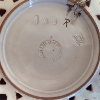 Originální dekorativní retro talíř – Made in Czechoslovakia (28 cm)