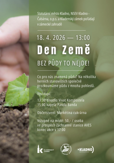 Plakát události Den Země na Kladně