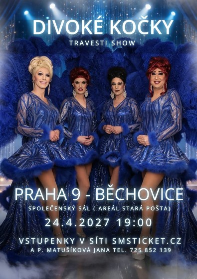 Plakát události Travesti Divoké kočky v Praze