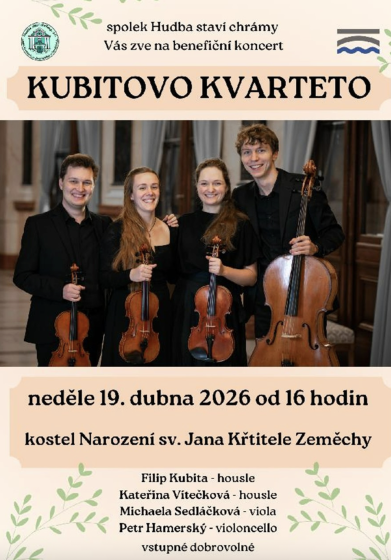 Plakát události Kubitovo kvarteto