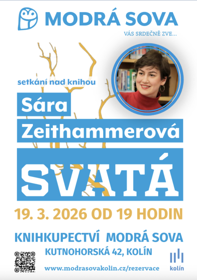 Plakát události Setkání nad knihou - Sára Zeithammerová
