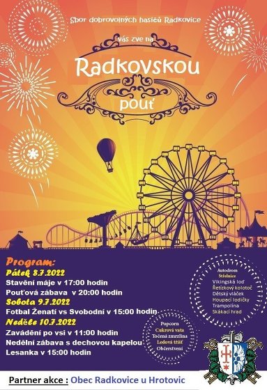 Plakát události Radkovská pouť