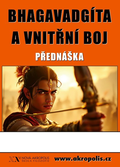 Plakát události Bhagavadgíta a vnitřní boj
