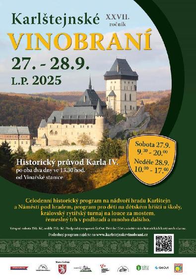 Plakát události Karlštejnské vinobraní 2025