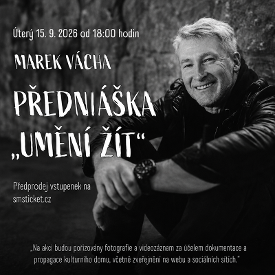 Plakát události Umění žít - Marek Orko Vácha
