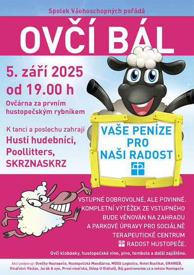 Plakát události Ovčí bál v Hustopečích