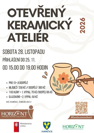 Plakát události Otevřený keramický ateliér - listopad26-2