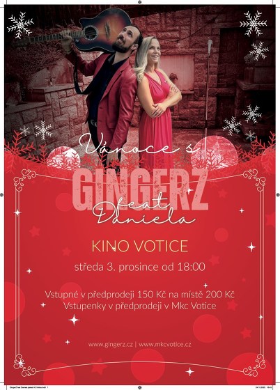 Plakát události Vánoce s GingerZ feat Daniela