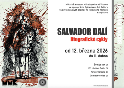 Plakát události Salvador Dalí - litografické cykly