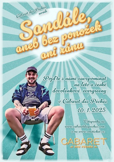 Plakát události Sandále, aneb bez ponožek ani ránu