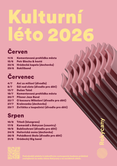 Plakát události Rokycanské kulturní léto 2026: Pilsner Jazz Band