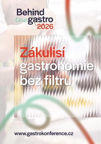 Plakát události Behind the gastro 2026 - Gastro Konference Brno