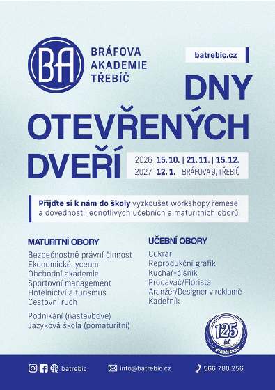 Plakát události Dny otevřených dveří