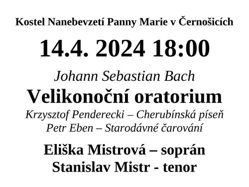Plakát události Velikonoční koncert