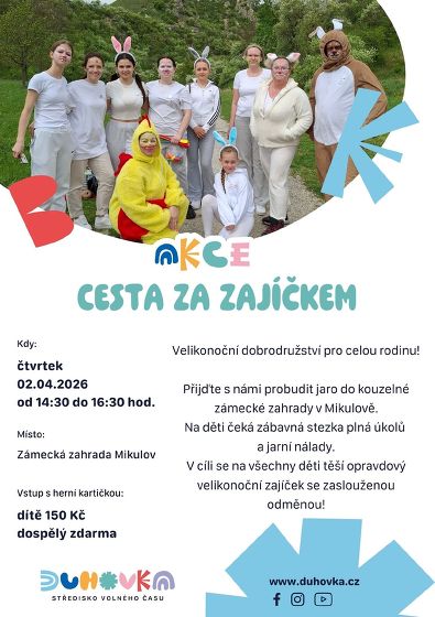 Plakát události Cesta za zajíčkem