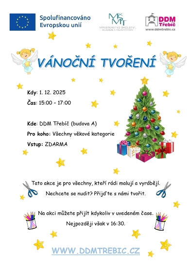 Plakát události Vánoční tvoření