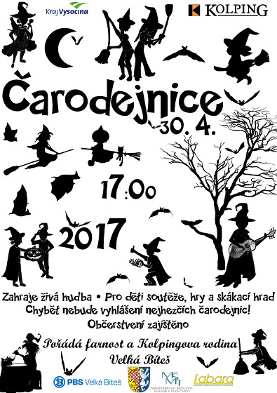 Plakát události Čarodějnice na farní zahradě