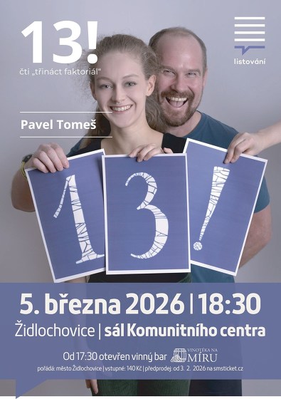 Plakát události LiStOVáNí.cz: 13!