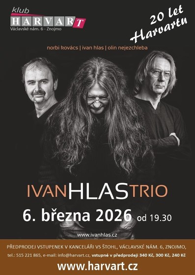 Plakát události Ivan Hlas Trio