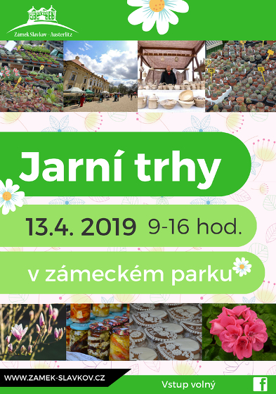 Plakát události Jarní trhy v zámeckém parku