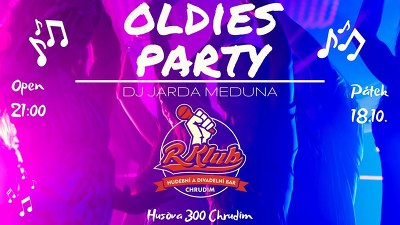 Plakát události Oldies party v Chrudimi