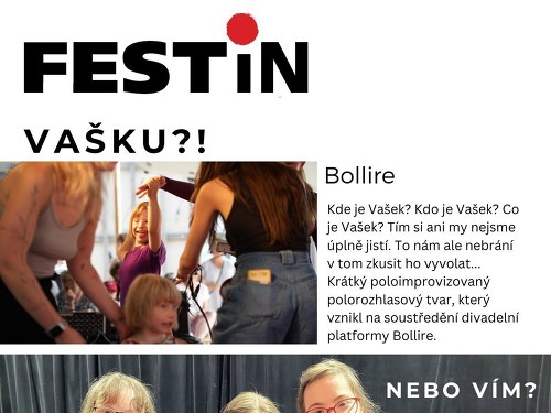Plakát události FEST IN 2026: Vašku?! + Když já nevím... Nebo vím?