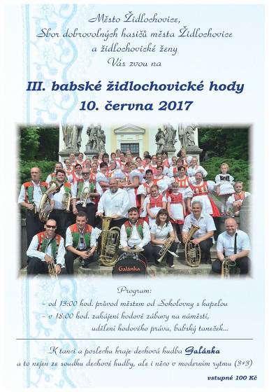 Plakát události Babské hody Židlochovice