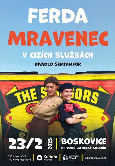 Plakát události Divadlo SemTamFór: Ferda mravenec v cizích službách