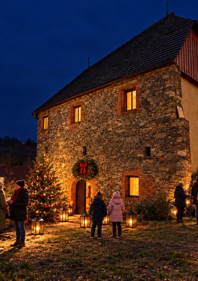 Plakát události Kouzlo vánoc na Baště v Kouřimi