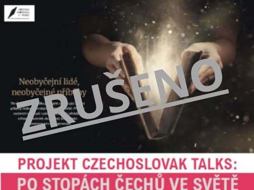 Plakát události ZRUŠENO / Po stopách Čechů ve světě / Martin Nekola